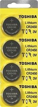 4 x Brand New Toshiba CR2450 CR 2450 3 Volt Lithium Coin Battery Free Shipping - £11.00 GBP