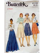 Vintage Butterick Sewing Pattern 4139  Misses 8 Gore Skirt  - £4.71 GBP