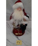 12&quot; Santa holding a horn with a child and gifts - €7,78 EUR