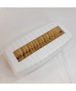 Vintage SUPER SWEEPER Table Crumb brush silent butler broom White Plasti... - $350.14 MXN