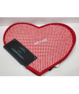 Cynthia Rowley Valentine&#39;s Day Red Gingham Check Placemats Heart Shape S... - £27.96 GBP