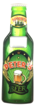Peter&#39;s Peter Gift Idea Fathers Day Personalised Magnetic Bottle Opener ⭐⭐⭐⭐⭐ - £5.91 GBP