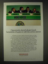 2002 Honda Campus All-Star Challenge Ad - Opportunity doesn't always knock.  - $18.49