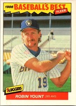 1986 Fleer Baseball&#39;s Best Sluggers vs. Pitchers - Robin Yount #44 - $1.58