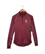 New Florida State Seminoles Top Womens Large Maroon Quarter Zip Long Sleeve - $33.83 CAD