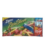 Ziploc Zip N Steam Steam Cooking Bags Size Large 7 Bags 10” x 10” New - $28.58 CAD