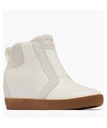 Sorel Out N About Wedge Leather Bootie, Ankle Boots White/Sea Salt, Size... - €85,51 EUR