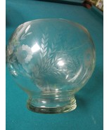 Modern Glass VASES Etched Crackle Optical Yellow Glass Pick ONE (Number:... - $48.93 CAD+