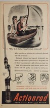 1949 Print Ad Actionrod Solid Steel Fishing Rods Orchard Industries Detr... - £14.75 GBP