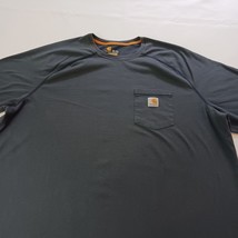 Carhartt Relaxed Fit 100393-412 Men's Gray Cotton Blend T-Shirt Size 2XL Tall image 10