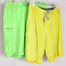 Men&#39;s Board Shorts Size 32 Lot of 2 See Photos some Lake Stains - £11.63 GBP