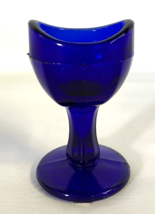 Antique Cobalt Blue Glass Medicine Eye Wash Cleaner Cup - $17.99