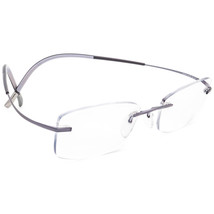 Silhouette Eyeglasses 7581 40 6057 Titan Brushed Purple Rimless 51[]19 145 - £133.76 GBP