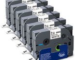 6-Pack Compatible Label Tape Replacement For Brother Tze 9Mm Tape Tze-22... - $37.99