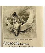 Crescent Bicycles 1894 Advertisement Victorian Bikes New Line Moon #3 AD... - $19.99