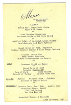 Hotel Casa Blanca Lunch Menu Montego Bay Jamaica British West Indies 1950 - $49.51