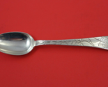 Lap Over Edge Acid Etched By Tiffany Sterling Place Soup Spoon w/ spider... - £318.51 GBP