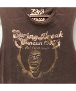 Zara vintage vibes tank top Spring Break Cancun 1989 - $34.38 CAD