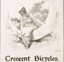 Crescent Bicycles Sky High Moon 1897 Advertisement Victorian Bikes ADBN1sss - $15.06 CAD
