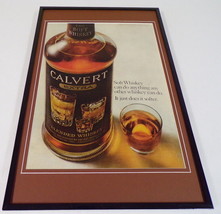 1964 Calvert Extra Whiskey Framed 11x17 ORIGINAL Vintage Advertising Poster - £54.48 GBP