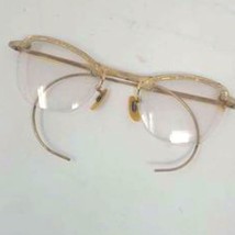 Vintage Gold Colored Rimless Glasses - £17.08 GBP