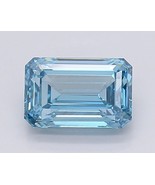 Emerald 2.02 Cts Fancy Vivid Blue VS1 IGI Certified Lab Grown CVD Diamond - $12,128.04 MXN