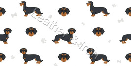 New Dachshund Black and Tan Wirehair Dog Vinyl Checkbook Cover - $8.75