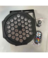 NEW 10 Pack Stage Lights LED With Remote Control ZQ01082 RGB DJ Party - £90.19 GBP