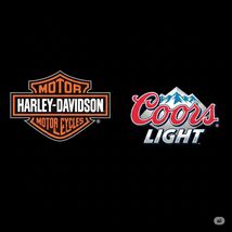 Harley Davidson Motorcycle  Metal Sign 8x12in  Garage  Coors Light 33 - $24.74