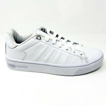K-Swiss Court Frasco White Gull Gray Womens Size 5.5 Sneakers 95453 141 - £35.10 GBP