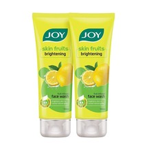 Joy Skin Fruits, Skin Brightening &amp; Glowing - Lemon Face Wash, 100ml (Pack of 2) - £15.02 GBP