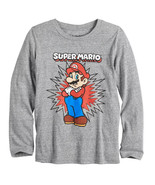 Nintendo Super Mario Bros Boys longsleeve Shirt Size 4 NWT (P) - £13.44 GBP