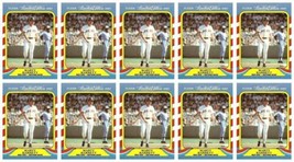 (10) 1987 Fleer Limited Edition Baseball #2 Marty Barrett Lot Boston Red Sox - £8.92 GBP