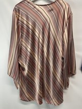 Lane Bryant  Blouse Kimono Tunic Style Multicolor Plus Top SZ 26/28 - £17.83 GBP