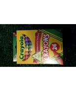 CRAYOLA 24 PACK CRAYONS WITH DANDELION Collectible.   Last Standard Box ... - £3.11 GBP