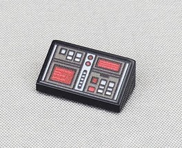 Gift Hobby Black and Red Computer Control Panel 2X1 piece Minifigure US - £2.86 GBP