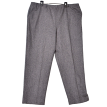 Alfred Dunner Women&#39;s Pull on 100% Wool Pants Size 18 Grey NWT - $22.51