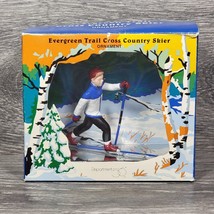 Department 56 Evergreen Trail Cross Country Skier Ornament 45757 Christmas USA - £13.76 GBP