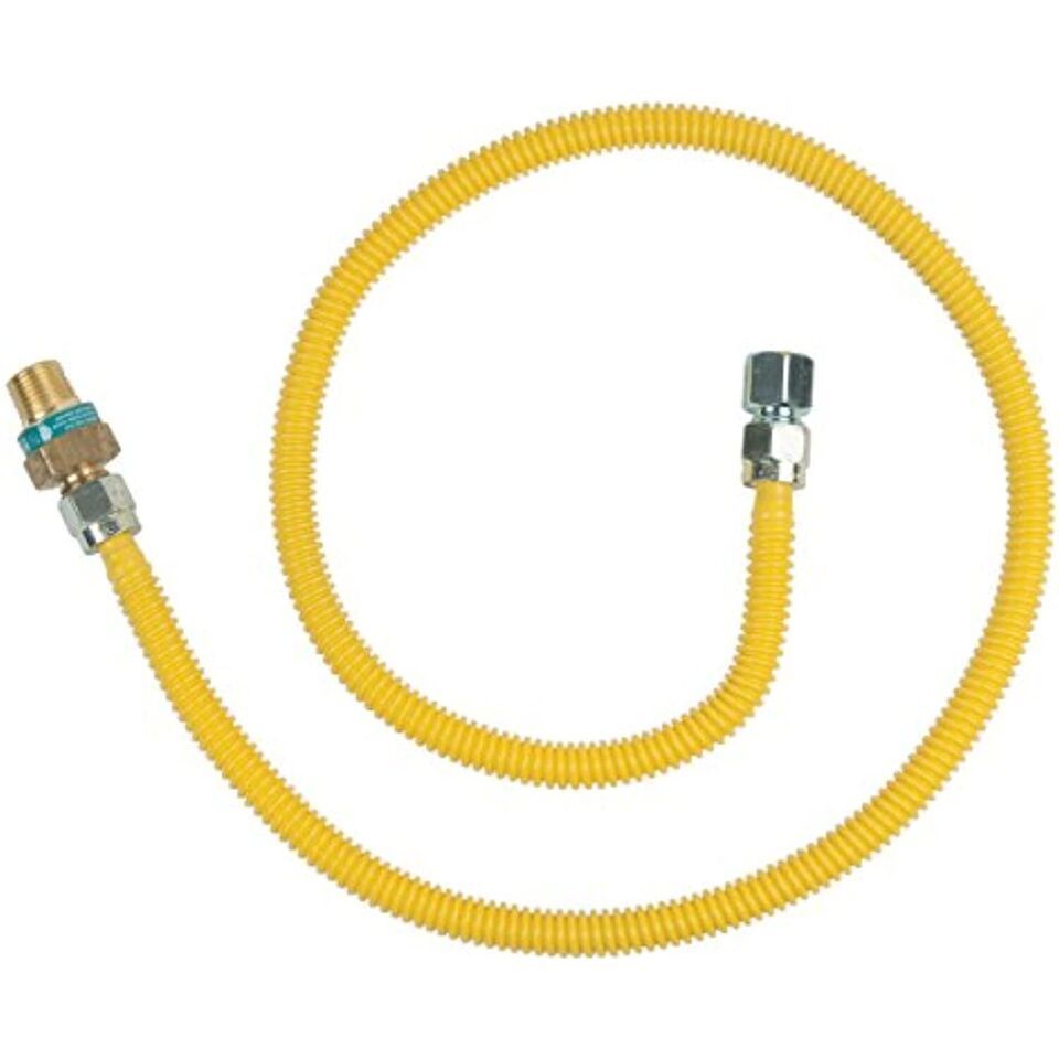 BrassCraft CSSD45R-48 P Safety PLUS Gas Appliance 1/2&quot; OD Connector with... - $34.91
