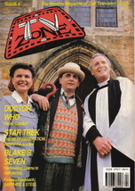 Tv Zone Cult Television Magazine #4 Doctor Who Cover 1990 Near Mint New Unread - $11.64