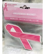 ShipN24Hours. Breast Cancer Awarness Pink Magnet. New - £10.24 GBP