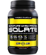 KAGED MUSCLE  Micropure Whey Protein ISOLATE (Chocolate) 3lbs. 42 servin... - $1,025.89 MXN