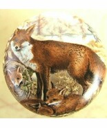 Cabinet Knobs Knob w/ Red Fox Family #2 Wildlife - $7.13 CAD