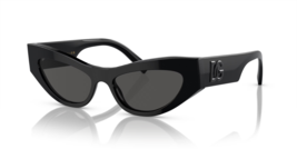 Dolce &amp; Gabbana Sunglasses DG4450 501/87 Black Cat Eye w/ Gray Lenses 52... - £86.04 GBP