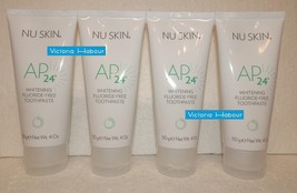 Four pack: Nu Skin Nuskin AP 24 Whitening Fluoride-Free Toothpaste 110g ... - $56.00