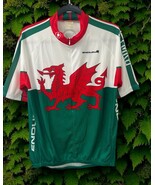 NWT Endura Coolmax Wales Flag Cycling Jersey Shirt Men XL White Green re... - $547.14 MXN