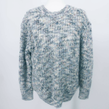 Rails Kaleidescope Womens Pullover Sweater Blue White Wool Blend Long Sl... - £12.32 GBP