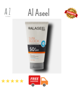 50ML Alaseel Sunscreen SPF 50+ Water Resistant UVA UVB Hyaluronic Acid G... - $81.84 CAD