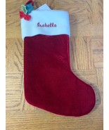 Things Remembered Small Christmas Stocking &quot;Isabella&quot;-New-SHIPS N 24 HOURS - $59.28