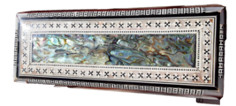 Mother of Pearl Inlaid Beautiful Jewelry Box by Egyptian Accents Handcra... - £23.25 GBP